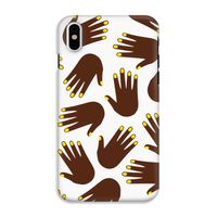 Hands dark: iPhone XS Tough Case