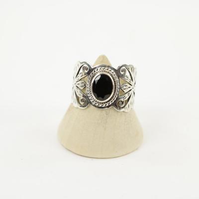 Zilveren Ring met Granaat Maat 19,5 (Sterling Zilver 925) Zilveren Ring met Granaat Maat 19,5 (Sterling Zilver 925)