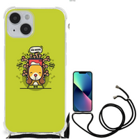 iPhone 14 Stevig Bumper Hoesje Doggy Biscuit