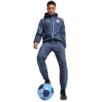 PUMA Manchester City Pre-Match Anthem Trainingspak Woven Full-Zip 2024-2025 Donkerblauw Lichtblauw - thumbnail