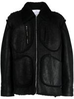 Natasha Zinko Comics shearling jacket - Noir - thumbnail