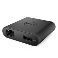 DELL DA200 Bedraad USB 3.2 Gen 1 (3.1 Gen 1) Type-C Zwart