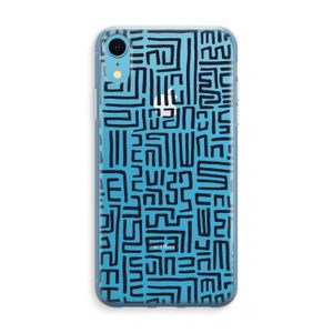 Moroccan Print: iPhone XR Transparant Hoesje