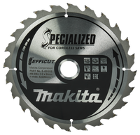 Makita Accessoires Cirkelzaagblad Hout | Efficut 235x30x2,2 24T 20g - E-01915 - E-01915 - thumbnail