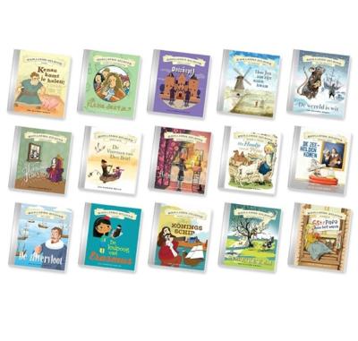 Hollandse Helden zilveren kinderboekjes set (15-delig)