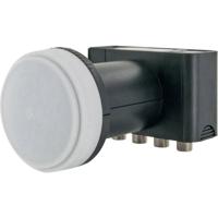 Schwaiger LNB4 Quad LNB Aantal gebruikers: 4 Feed-opname: 40 mm met switch Lichtgrijs, Wit - thumbnail