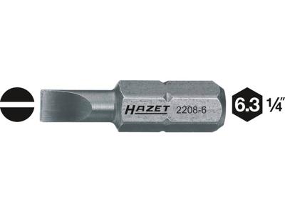 Hazet Gleuf-bit 4 mm Speciaal staal C 6.3 1 stuk(s)