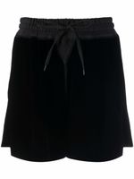 Miu Miu short à taille haute - Noir