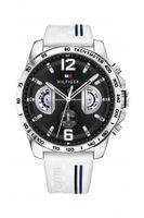 Horlogeband Tommy Hilfiger TH-320-1-14-2380 / TH1791475 / TH679302204 Rubber Wit 22mm - thumbnail