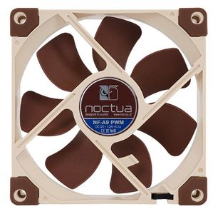 Noctua NF-A9 PWM koelsysteem voor computers Computer behuizing Ventilator 9,2 cm Beige, Bruin