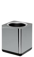HAN i-Line CHROME, 27653-88, pennenkoker, elegante, hoogglanzende, stijlvolle pennenhouder, voor het moderne bureau, kantoororganisatie, chroom