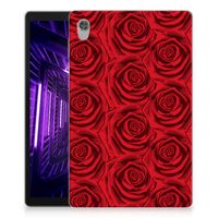 Lenovo Tab M10 HD (2de generatie) Siliconen Hoesje Red Roses - thumbnail