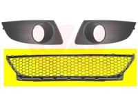 Ventilatiegrille, bumper VAN WEZEL, Inbouwplaats: Voor: , u.a. fÃ¼r Dacia