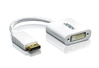 ATEN DisplayPort Kabel DisplayPort Male - DVI-D 24+1-Pins Male 0.15 m Wit