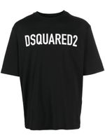 DSQUARED2 t-shirt en coton à logo imprimé - Noir - thumbnail