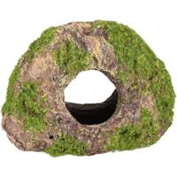 Aquarium decoratie Moza Steen - 13 x 8 x 10 cm 13 x 8 x 10 cm Flamingo Groen