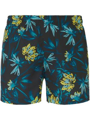 Zwembroek met blaadjesprint Van Jockey blauw