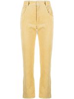 ISABEL MARANT pantalon Tilorsya droit en velours côtelé - Jaune - thumbnail