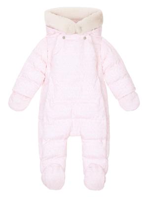 Dolce & Gabbana Kids Sneeuwpak met capuchon - Roze