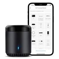 Broadlink Smart Home Hub, RM Mini3 slimme Wi-Fi universele infrarood afstandsbediening, één voor alles infrarood afstandsbediening – zwart