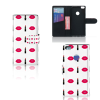 Huawei P8 Lite 2017 Telefoon Hoesje Lipstick Kiss