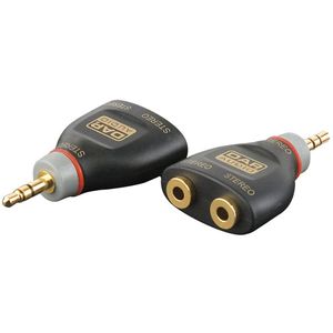 DAP Xcaliber XGA15 1x Stereo Mini Jack male naar 2x Stereo Mini Jack female verloopplug