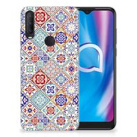 Alcatel 1S (2020) TPU Siliconen Hoesje Tiles Color - thumbnail