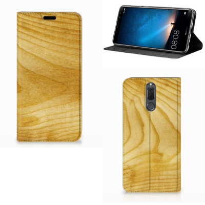 Huawei Mate 10 Lite Book Wallet Case Licht Hout Huawei Mate 10 Lite Book Wallet Case Licht Hout