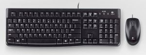 Logitech MK120 toetsenbord USB AZERTY Frans Zwart