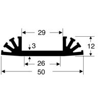 Fischer Elektronik 10019727 SK 31 50 SA Koellichaam 6.8 K/W (l x b x h) 50 x 50 x 12 mm - thumbnail