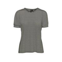 VERO MODA gestreepte top VMKATE zwart/wit