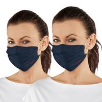 Falke 2 stuks Classic Community Face Mask With Nose Clip