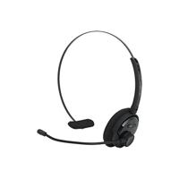 LogiLink BT0027 hoofdtelefoon/headset Draadloos Hoofdband Kantoor/callcenter Bluetooth Zwart