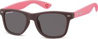 Montana zonnebril dames wayfarer bruin/roze MP40B