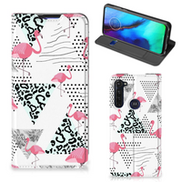 Motorola Moto G Pro Hoesje maken Flamingo Triangle - thumbnail