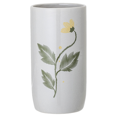 Bloomingville Vaas Grijs Steen ø8 15cm.H Bloomingville Vaas Grijs Steen ø8 15cm.H