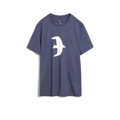 ARMEDANGELS T-shirt met printopdruk blauw