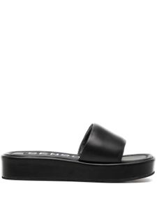 Senso sandales Xyla en cuir - Noir