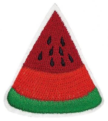 Moses pinpatch Meloen 5 cm rood/groen Moses pinpatch Meloen 5 cm rood/groen