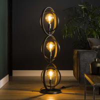 Vloerlamp Tricia 3-lamps, 124cm - Zwart - thumbnail