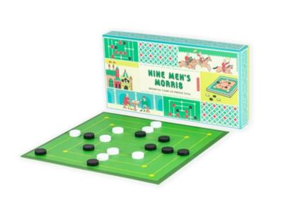 Kikkerland bordspel Nine Men's Morris 30 x 30 cm groen Kikkerland bordspel Nine Men's Morris 30 x 30 cm groen