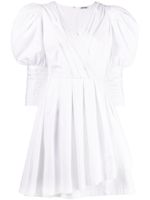 Batsheva robe en coton Izra à coupe courte - Blanc