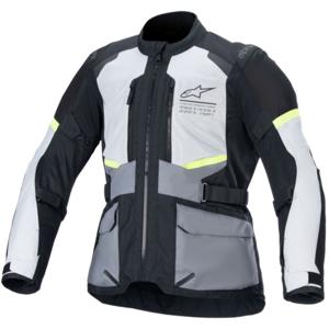 ALPINESTARS Andes Air Drystar Jacket, Doorwaai motorjas heren, Ice Grijs-Donker Grijs-Zwart