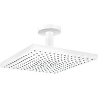 Hansgrohe Raindance E Square hoofddouche E300 1jet m. plafondbevestiging 15.8cm 30x30cm mat wit 26250700 - thumbnail