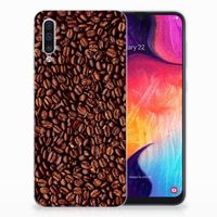 Samsung Galaxy A50 Siliconen Case Koffiebonen