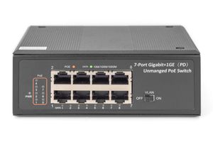 Digitus DN-651113 Industrial Ethernet Switch 10 / 100 / 1000 MBit/s IEEE 802.3af (12.95 W), IEEE 802.3at (25.5 W)