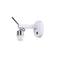 SLV wandopbouwarmatuur FENDA E27 / wandverlichting binnen, opbouwarmatuur, wandopbouwarmatuur, plafondspot / E27 40 W wit