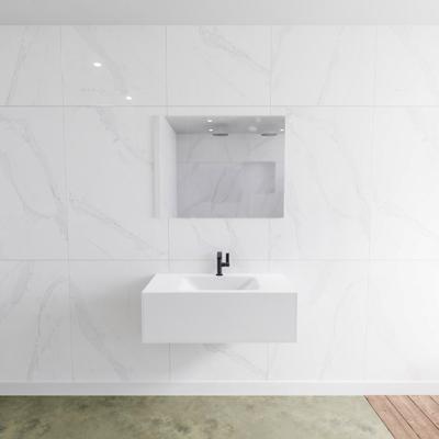 Zaro Lagom volledig naadloos solid surface onderkast 90cm mat wit met 1 lade Push tot open. Compleet met solid surface wastafel met 1 kraangat(en) Zaro Lagom volledig naadloos solid surface onderkast 90cm mat wit met 1 lade Push tot open. Compleet met solid surface wastafel met 1 kraangat(en)