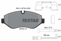 Remblokkenset, schijfrem TEXTAR, u.a. für Mercedes-Benz, VW - thumbnail