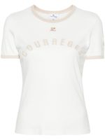 Courrèges t-shirt à patch logo - Blanc - thumbnail